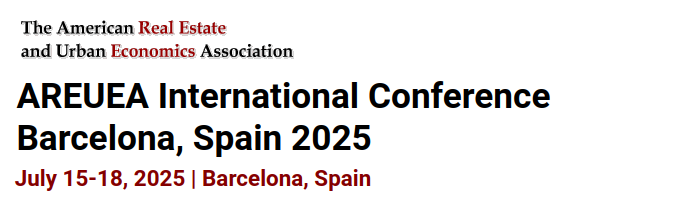 Logo AREUEA International Conference Barcelona, Spain 2025