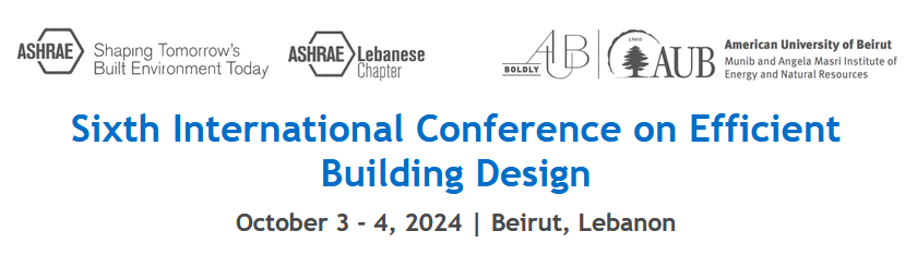 Logo Sixth International Conference on Efficient Building Design