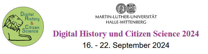 Logo Digital History und Citizen Science 2024