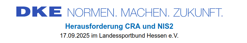 Logo Herausforderung CRA und NIS2