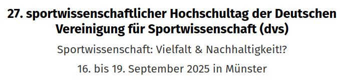 Logo dvs-Hochschultag 2025