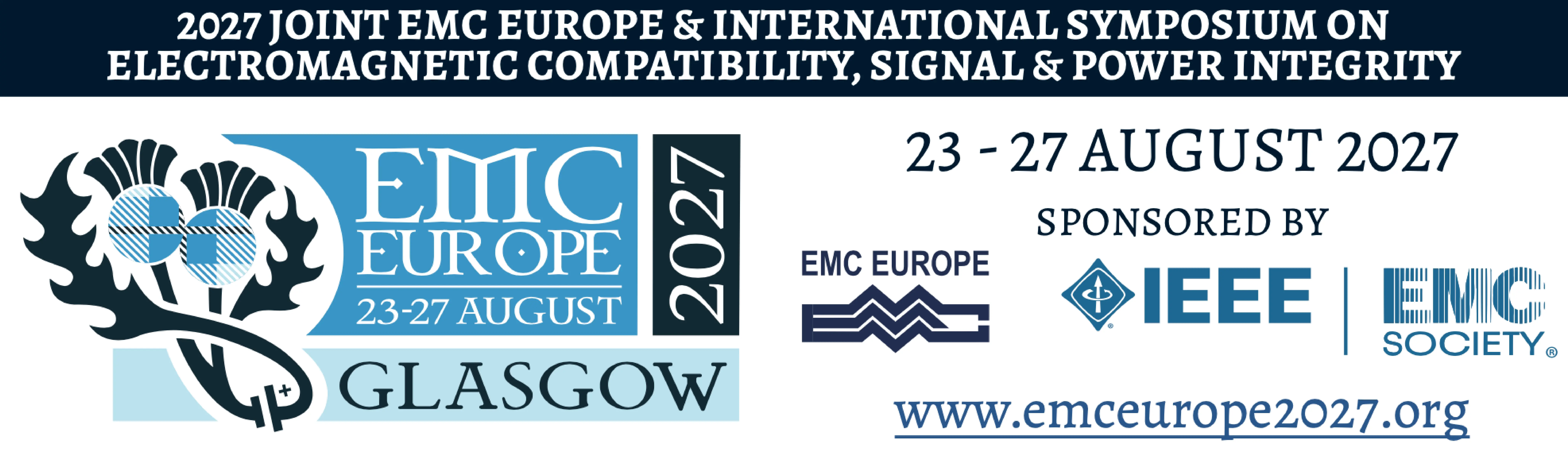 Logo EMC Europe 2027 Glasgow