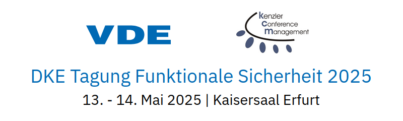 Logo DKE Tagung Funktionale Sicherheit 2025