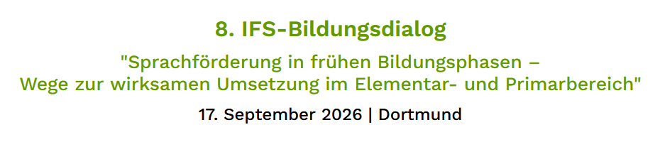 Logo 8. IFS-Bildungsdialog