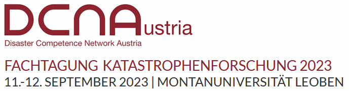 Logo Fachtagung Katastrophenforschung 2023
