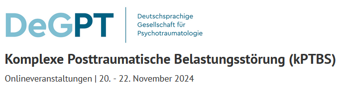 Logo kPTBS und Dissoziative Störungen 2024