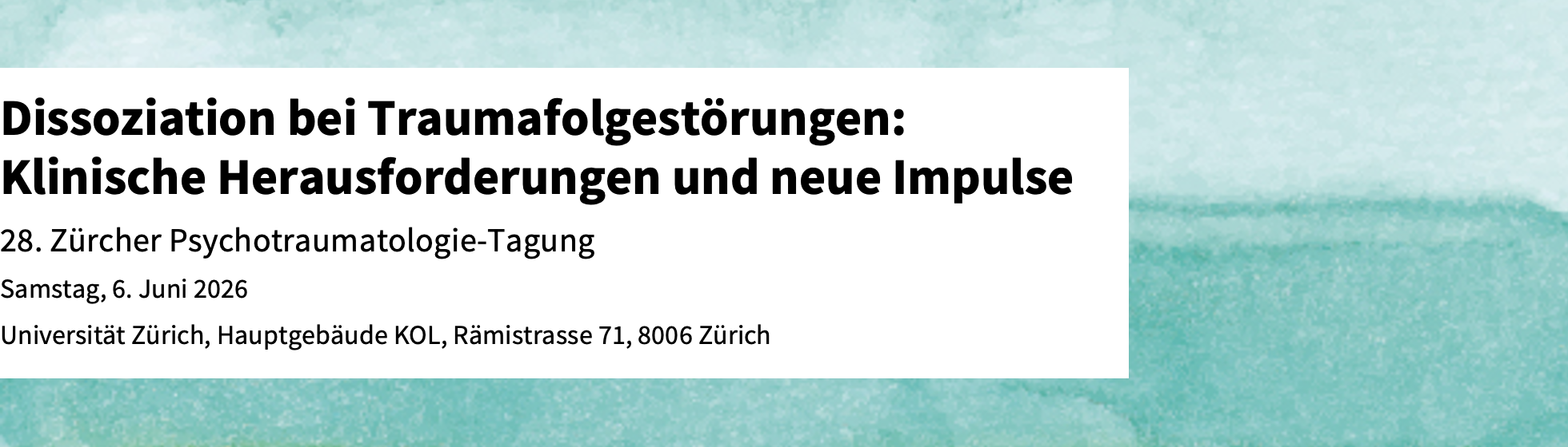 Logo 28. Zürcher Psychotraumatologie-Tagung 2026